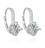 Agato Stříbrné visací náušnice se zirkony AGUC3276