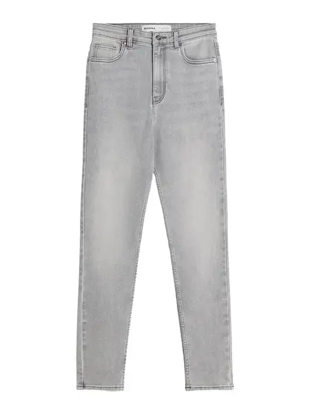 Bershka Džínsy  sivý denim