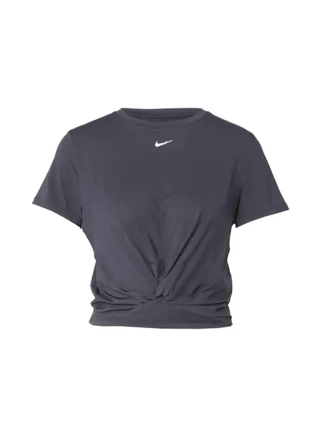 NIKE Funkčné tričko 'ONE CLSC'  čierna / biela