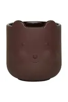 Květináč OYOY Bear hnědá barva