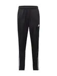 ADIDAS PERFORMANCE Športové nohavice 'Essentials'  čierna / biela