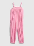 GAP Dětský overal strappy bubble jumpsuits - Holky