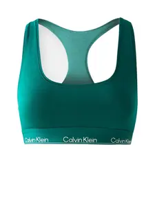 Calvin Klein Underwear Podprsenka  smaragdová / biela