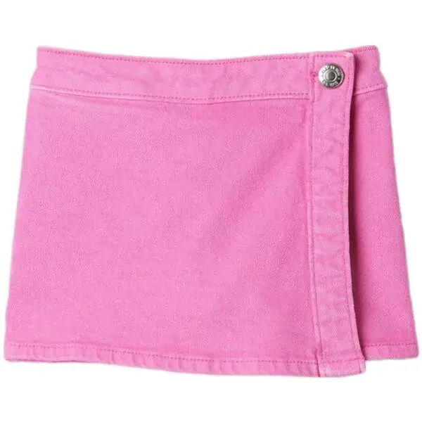 GAP ASYM DENIM Dievčenská šortková sukňa, ružová, veľkosť 5Y