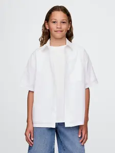 GAP Dětská lněná košile - Kluci