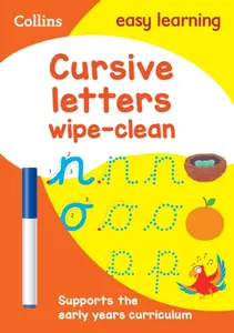 Cursive Letters Age 3-5 Wipe Clean Activity Book - Collins Easy Learning