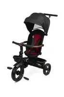 Multifunkčná detská trojkolka SABER - červená, čierna