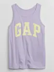 Svetlofialové dievčenské tielko s logom GAP