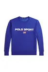 Dětská mikina Polo Ralph Lauren modrá barva, s potiskem, 323962110005