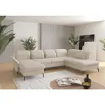 Sit & More SEDACÍ SOUPRAVA, textil, krémová