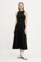 Šaty Desigual NANTES černá barva, midi, 25SWVK54