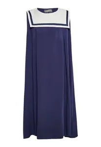 DreiMaster Vintage Šaty  námornícka modrá / biela