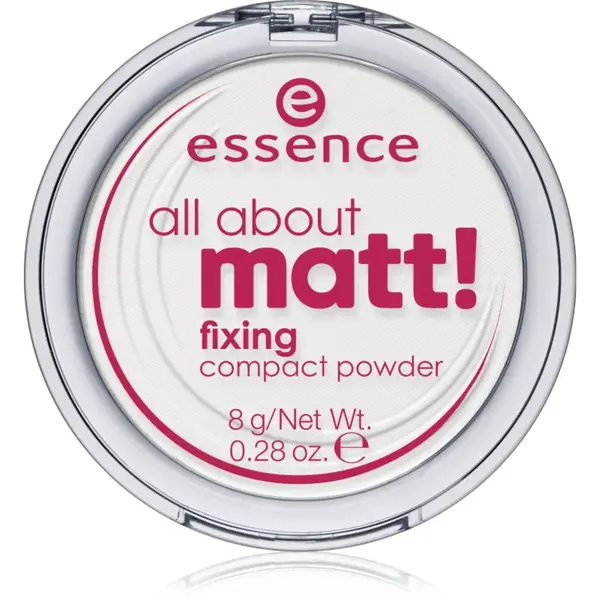essence All About Matt! transparentní kompaktní pudr 8 g