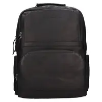 Cestovný kožený batoh The Chesterfield Brand Lennox – čierny