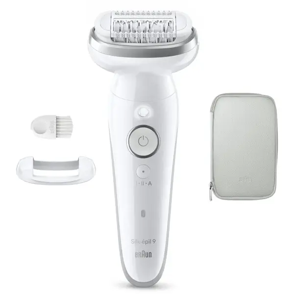 Braun Silk-épil 9 9-011 epilátor s plně flexibilní hlavou pro mokré i suché holení 1 ks