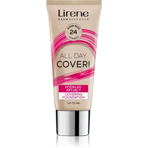Lirene ALL DAY COVER! krycí fluidní make-up odstín 24 Beige 30 ml