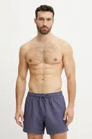 Plavkové šortky Abercrombie & Fitch modrá barva, KI133-5039