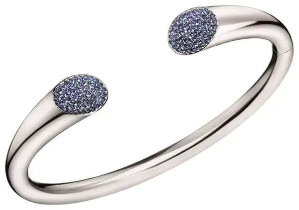 Calvin Klein Pevný ocelový náramek s krystaly Brilliant KJ8YMF04020 5,4 x 4,3 cm - XS