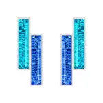 Preciosa Elegantní ocelové náušnice Desire s českým křišťálem Preciosa 7424 72