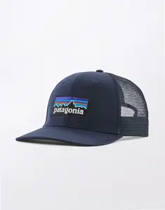 Patagonia P-6 Logo Trucker Hat New Navy