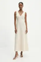 Šaty s příměsí lnu Answear.LAB