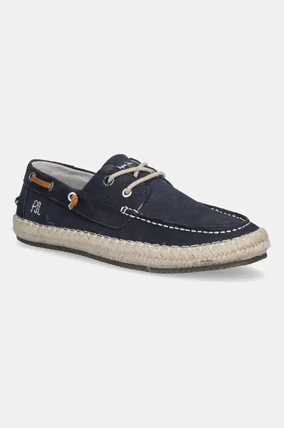 Semišové espadrilky Pepe Jeans TOURIST DECK