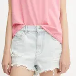 Džínové šortky Liu Jo dámské, modrá barva, s aplikací, high waist, UA5253 D0238