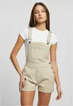 Dámské organické krátké Dungaree offwhite raw