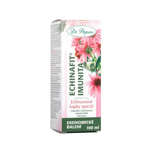 Dr. Popov Echinafit Imunita bylinné kapky 100 ml
