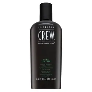 American Crew 3-in-1 Tea Tree šampón, kondicionér a sprchový gel pre každodenné použitie 250 ml