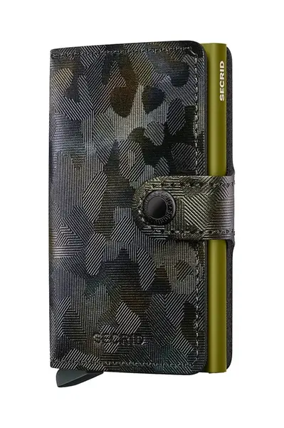 Kožená peněženka Secrid zelená barva, MJu-Moss