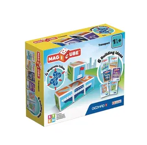 Geomag Magicube Doprava magnetická stavebnice 4 dílky