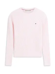 TOMMY HILFIGER Sveter  pastelovo ružová