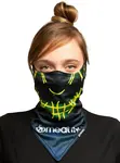 Meatfly maska Frosty Neon Face | Mnohobarevná | Velikost One Size