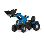 Rollytoys Šlapací traktor Farmtrac NH s předním nakladačem