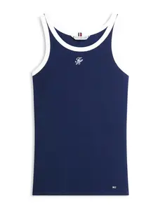 TOMMY HILFIGER Top  námornícka modrá / biela