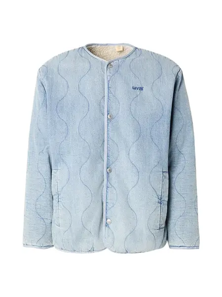 LEVI'S ® Prechodná bunda 'Abbotts'  modrá denim / biela ako vlna
