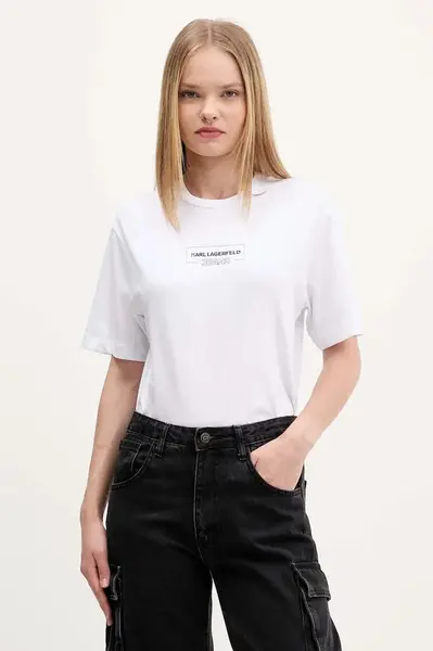 Karl Lagerfeld Jeans tričko dámské bavlněné