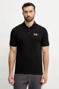 EA7 Emporio Armani polo tričko pánske bavlnené s elastanom