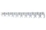 BGS technic Klíče ploché otevřené na ráčnu 3/8”, vel. 9-19 mm, sada 10 ks - BGS 1756