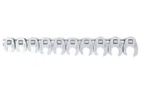 BGS technic Klíče ploché otevřené na ráčnu 3/8”, vel. 9-19 mm, sada 10 ks - BGS 1756
