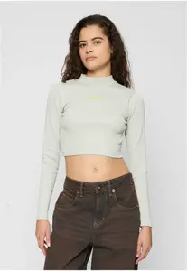 Rocawear šedý crop top s dlouhým rukávem