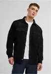 Corduroy classic shirt with long sleeves black