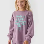 Girls' sweatshirt 4F
