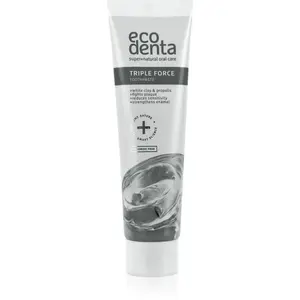 Ecodenta Expert Triple Force zubná pasta bez fluoridu s trojitým účinkom 100 ml