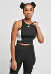 Women's Cropped Sports Top Starter Black/White