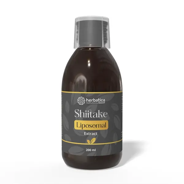 Lipozomálny extrakt Shiitake (30% Polysacharidy) - 200 ml - Herbatica