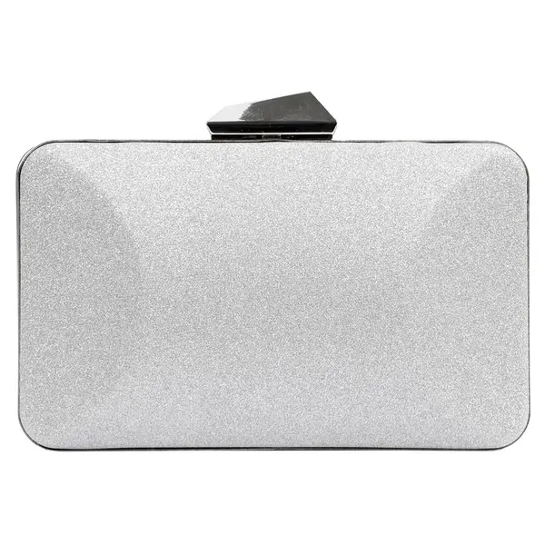 Dámska listová kabelka Jassica Ada - strieborná