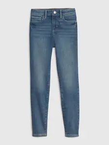 GAP Dětské džíny jeggings high rise - Holky