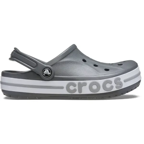 Crocs BAYABAND CLOG Unisex pantofle, šedá, velikost 43/44
